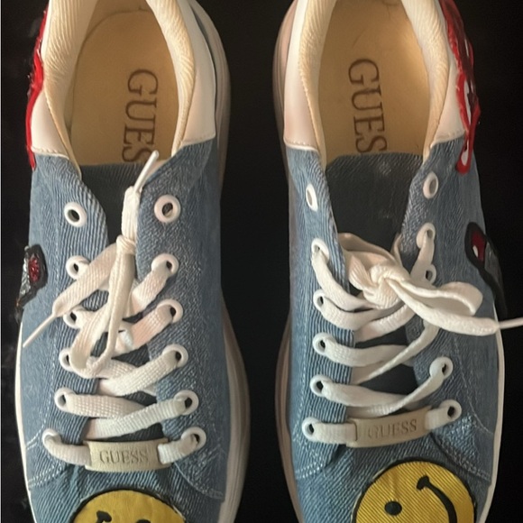 Guess Denim Fun size 9 tennis shoe sneaker - Picture 5 of 5